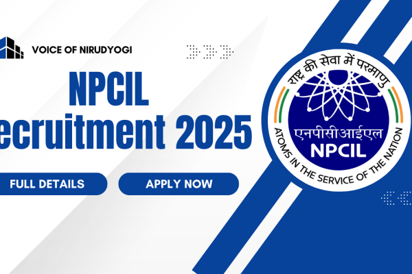 NPCIL Executive Trainee Recruitment 2025- 400 Vacancies NPCIL RECRUITMENT 2025