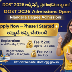 #DOST2026 #Telangana #DegreeAdmissions #TSDOST #Education #Trending #AdmissionsOpen #Viral