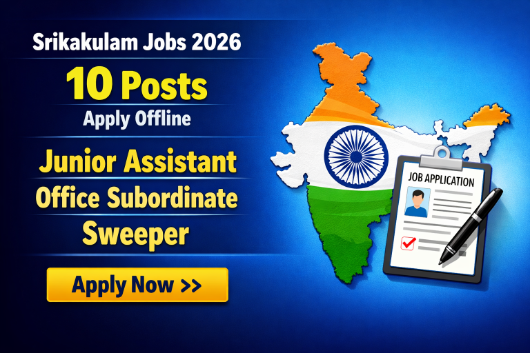 Srikakulam District Backlog Recruitment 2026