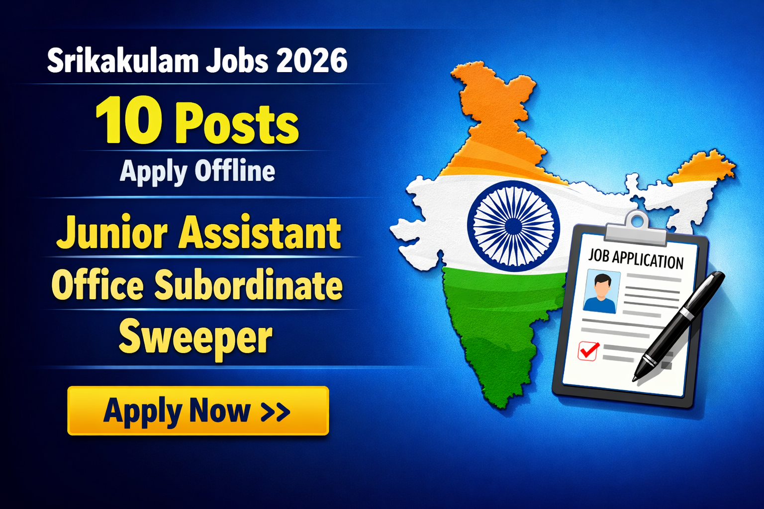 Srikakulam District Backlog Recruitment 2026