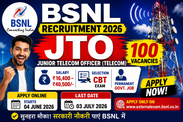 BSNL JTO Recruitment 2026