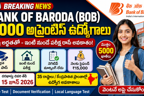 Bank of Baroda 2026 Notification