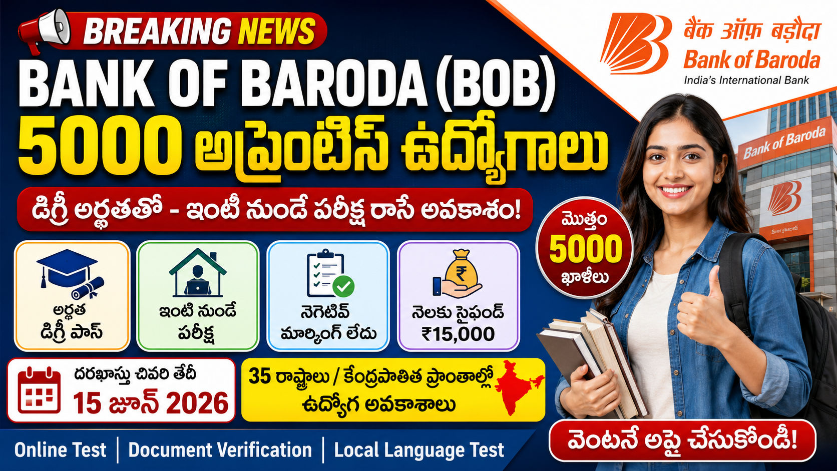 Bank of Baroda 2026 Notification