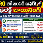 ISRO Recruitment 2026